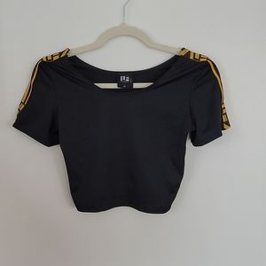 LF LOS ANGELES   SPANDEX MIDDRIF TOP